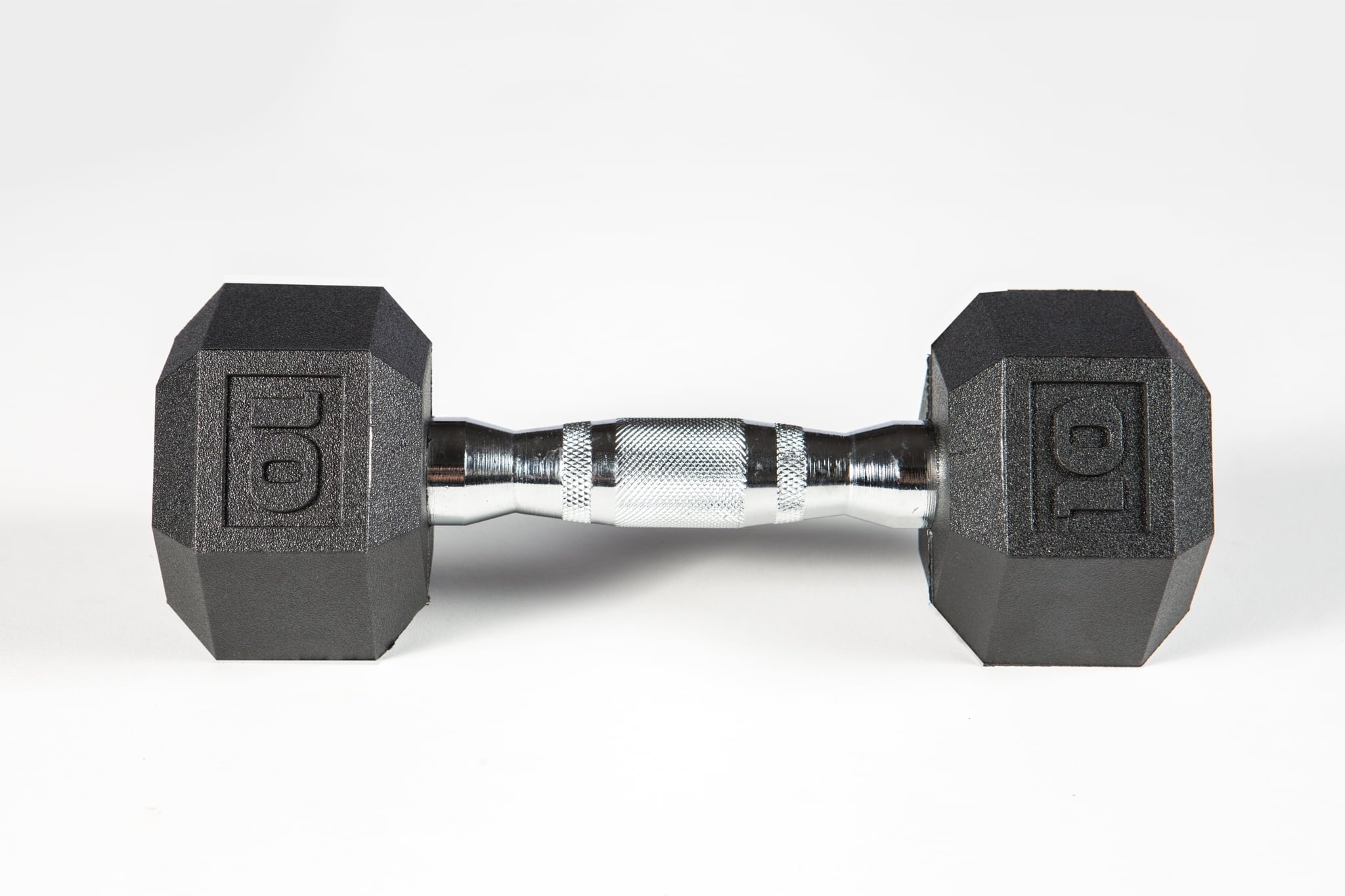 YORK® PVC Hex Dumbbell - Chrome Ergo Handle