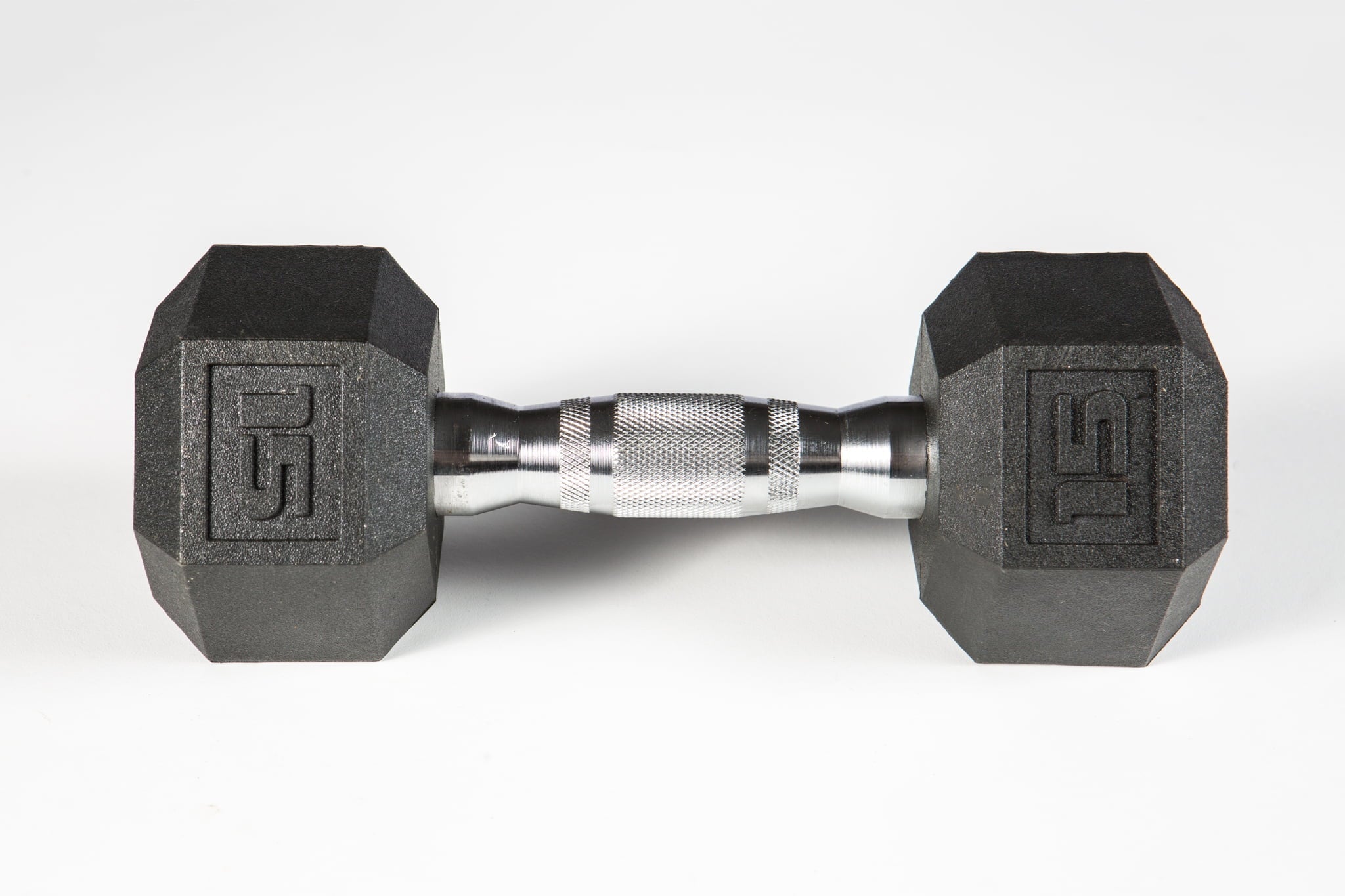 YORK® PVC Hex Dumbbell - Chrome Ergo Handle