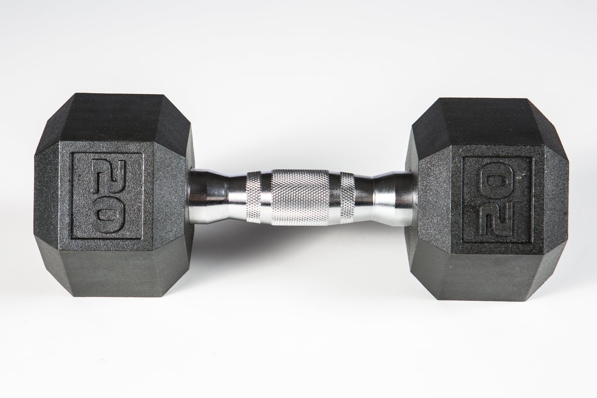 YORK® PVC Hex Dumbbell - Chrome Ergo Handle