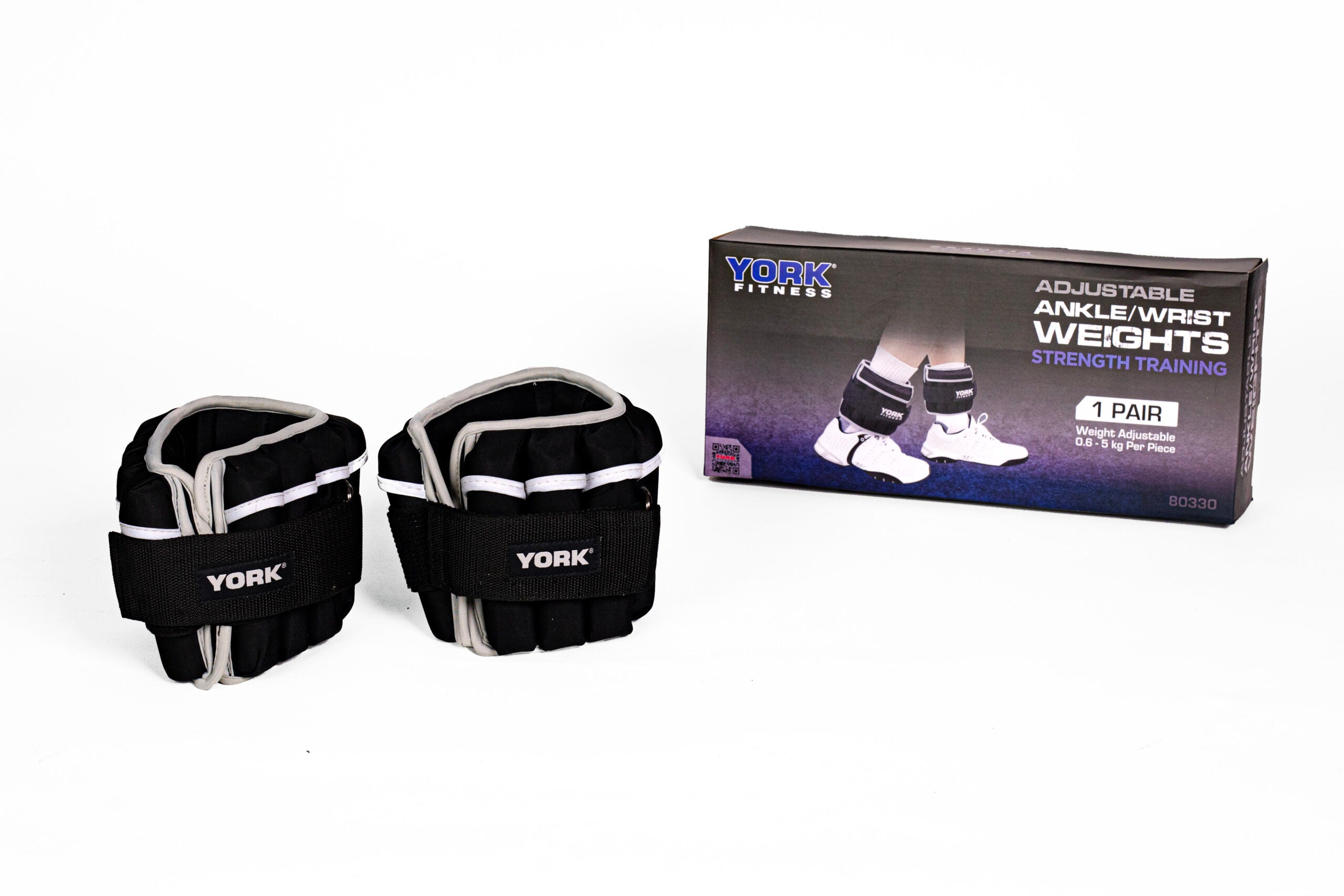 YORK® 5kg Adjustable Ankle/ Wrist Weight
