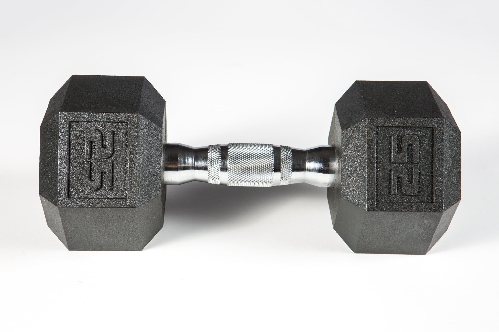 YORK® PVC Hex Dumbbell - Chrome Ergo Handle