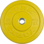 YORK® Rubber Training Bumper Plate (Metric, Colour)