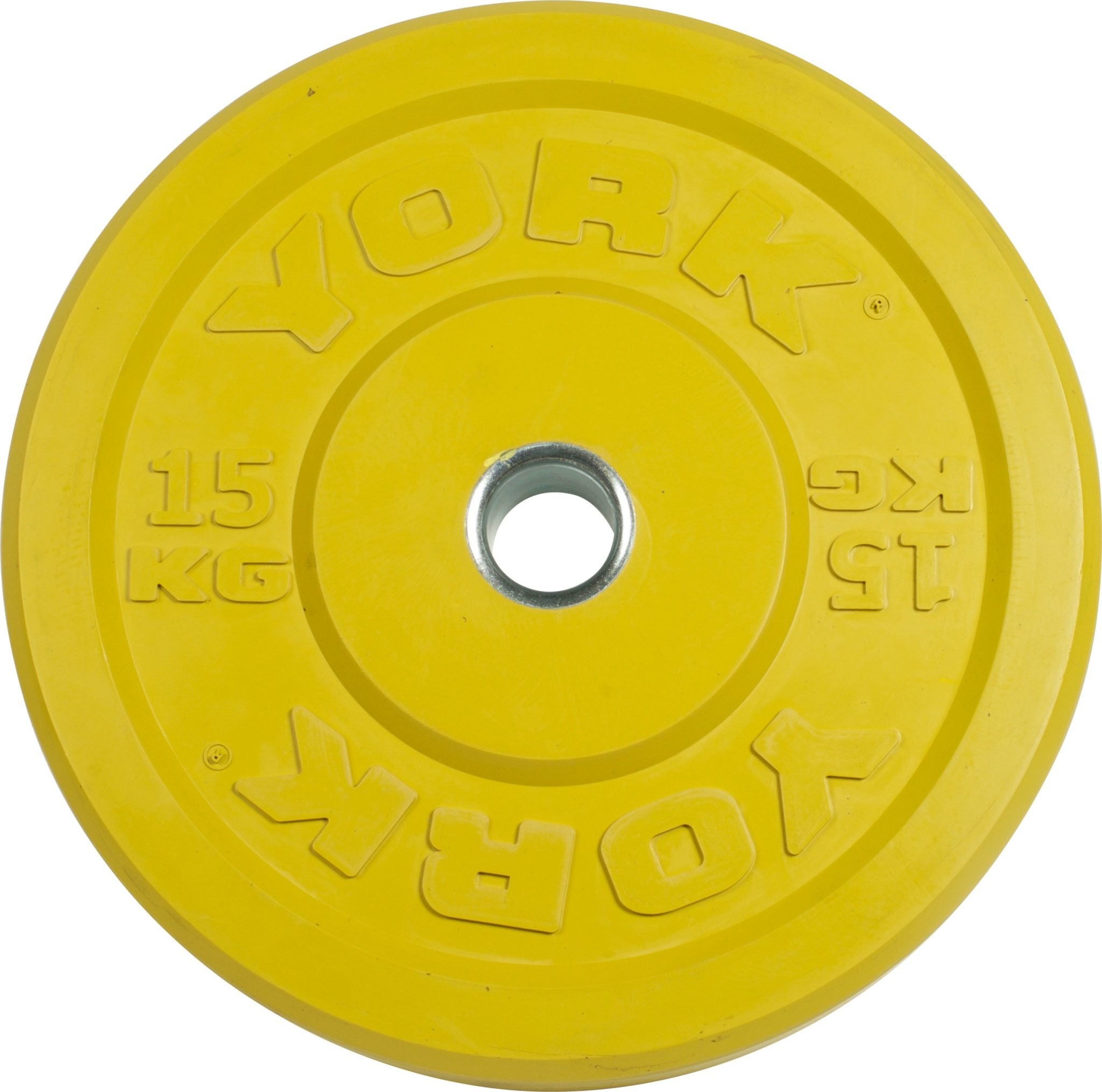 YORK® Rubber Training Bumper Plate (Metric, Colour)