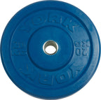 YORK® Rubber Training Bumper Plate (Metric, Colour)