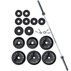 YORK® 300lb Deep Dish Olympic Weight Plate Set