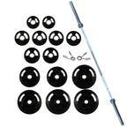 YORK® 300lb G-2 Rubber Olympic Plate Set