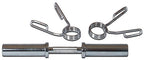 YORK®  20" Olympic Dumbbell Handle w/ Spring Clip Collars