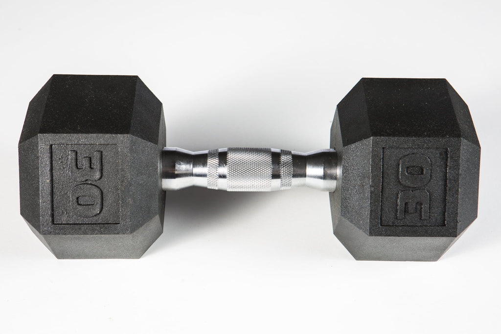 YORK® PVC Hex Dumbbell - Chrome Ergo Handle