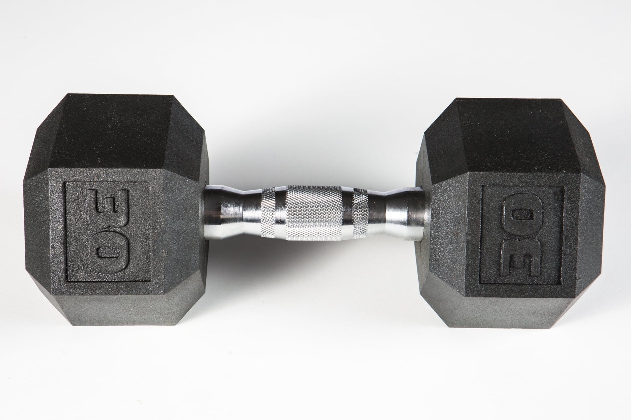YORK® PVC Hex Dumbbell - Chrome Ergo Handle
