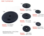 YORK® 1" Standard Flat Pro Cast Iron Plate
