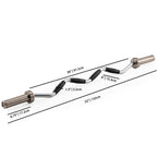 YORK® International Curl Bar w/ Rubber Grips