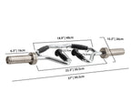 YORK® International "Bi-Tri-Trap" Bar w/ Rubber Grips