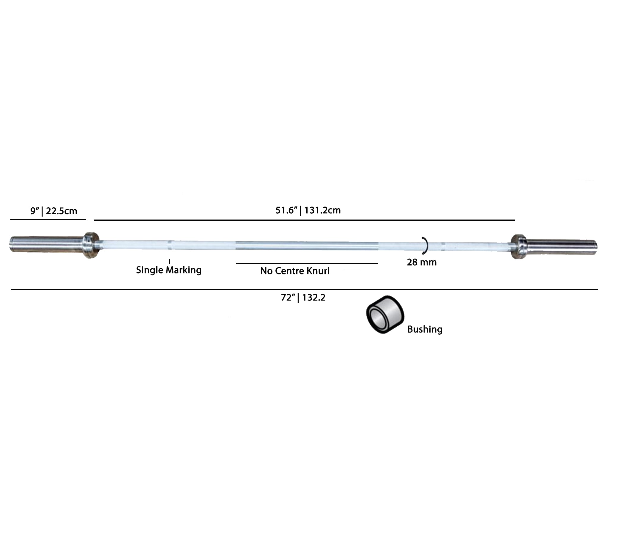 YORK® "Ultra-Lite" Aluminum Weight Bar