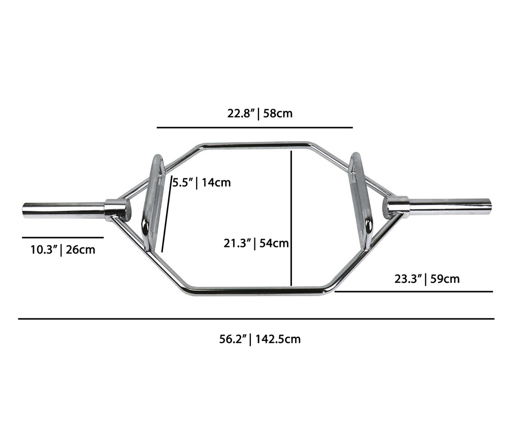 YORK® Olympic Hex Weight Bar - 45lb
