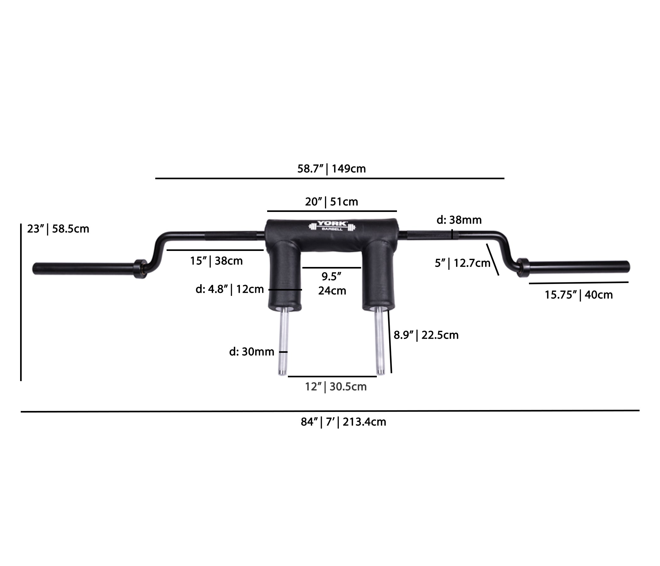 YORK® Safety Squat Bar