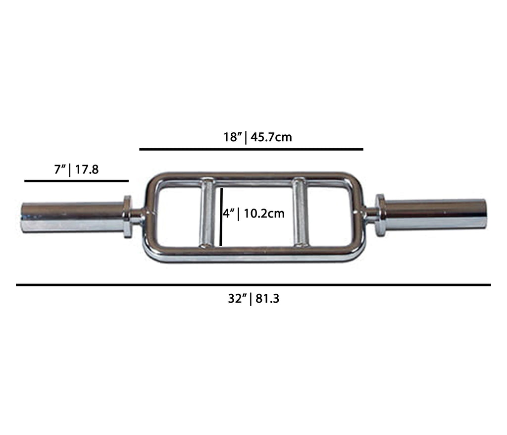 YORK® 3' International Chrome Triceps Bar