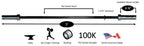 YORK® 5' International Black Oxide Bar