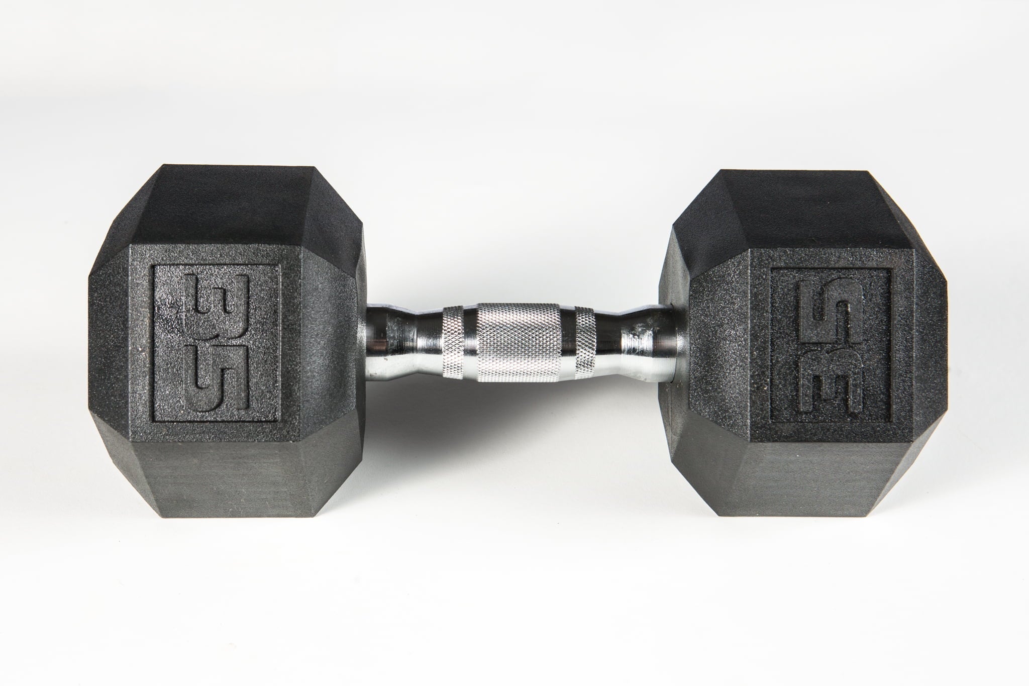 YORK® PVC Hex Dumbbell - Chrome Ergo Handle