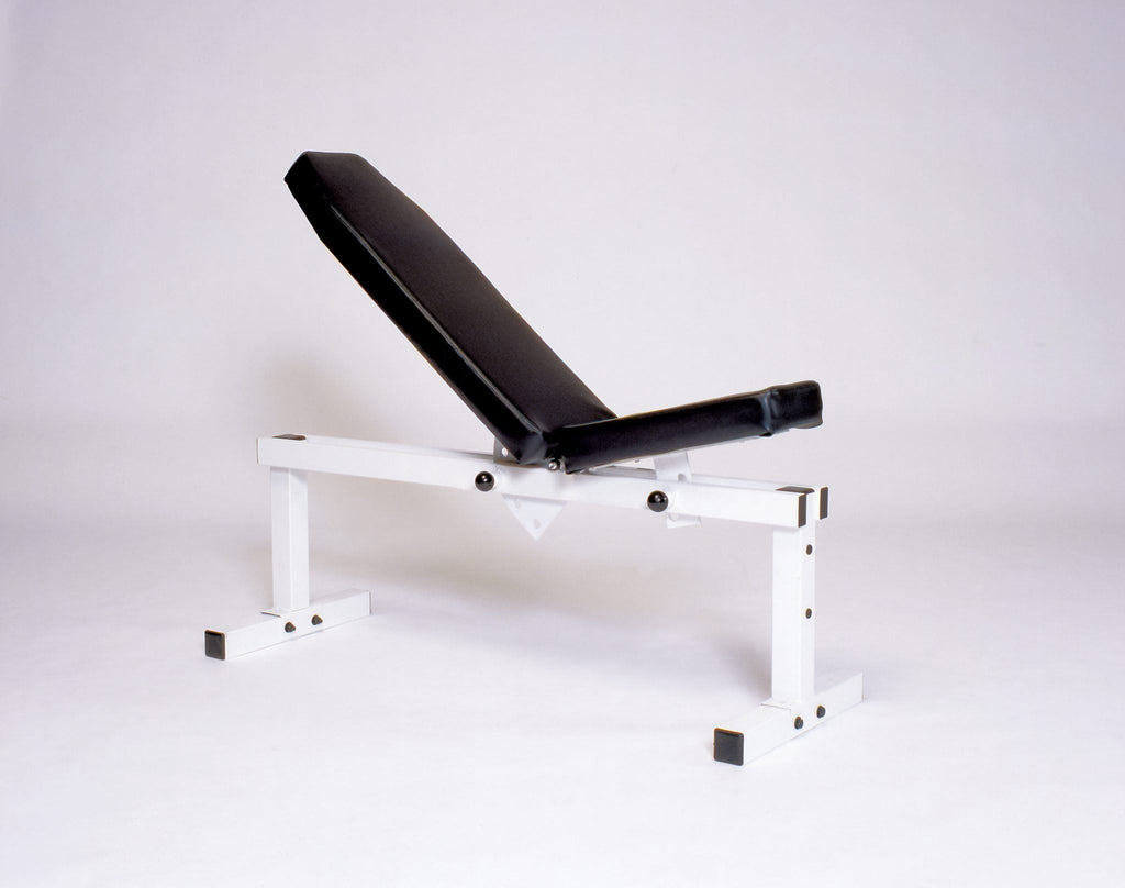 YORK® Pro Series Bench 305 FI White- Front Adjustable, Back Adjustable C/U