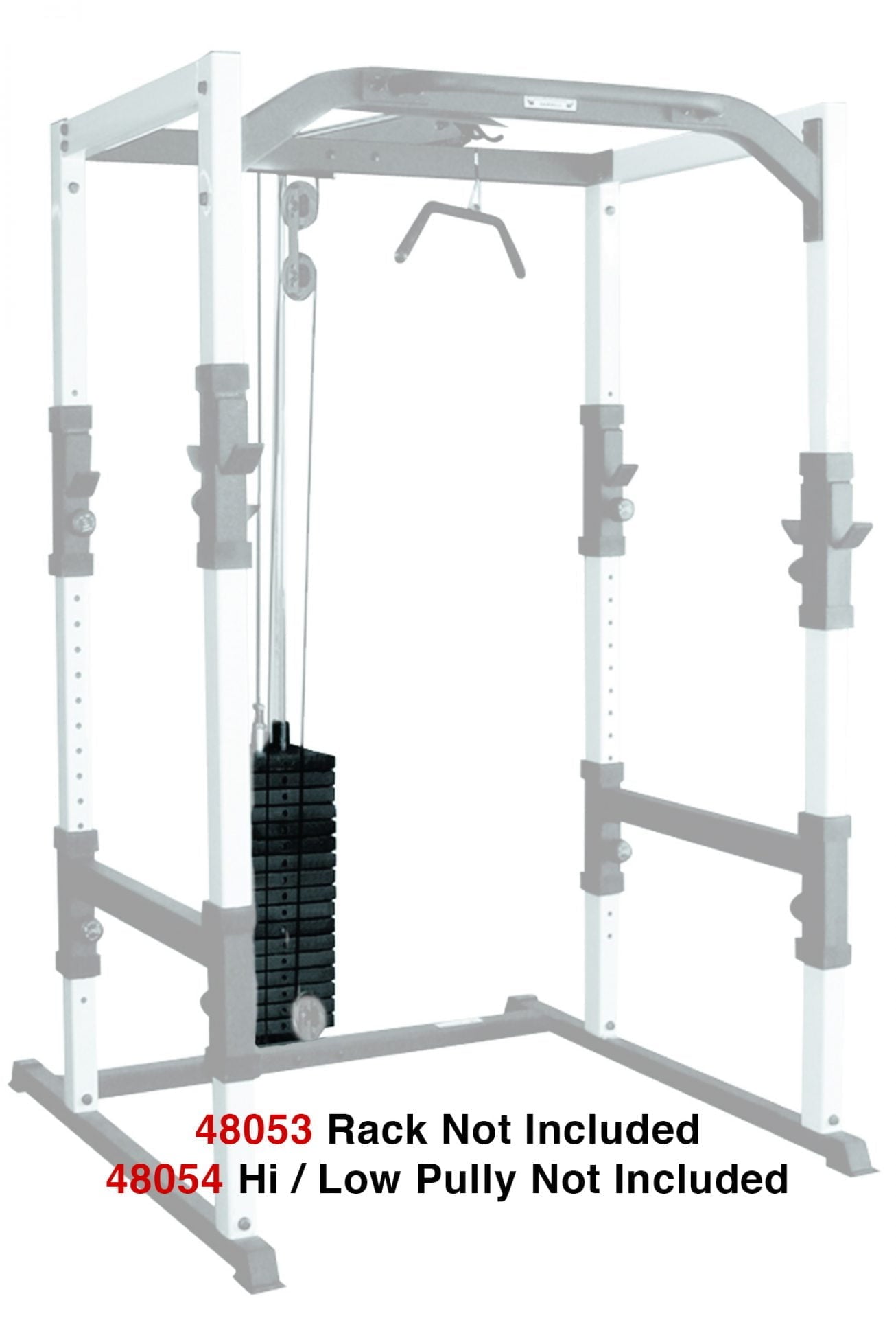 YORK® FTS 200 lb Weight Stack Conversion Kit for Power Cage and Lat Machine
