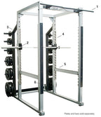 YORK® STS Power Rack w/ Hook Plates