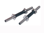 YORK® 15" Tubular Spinlock Dumbbell Handles w/ Chrome Collars