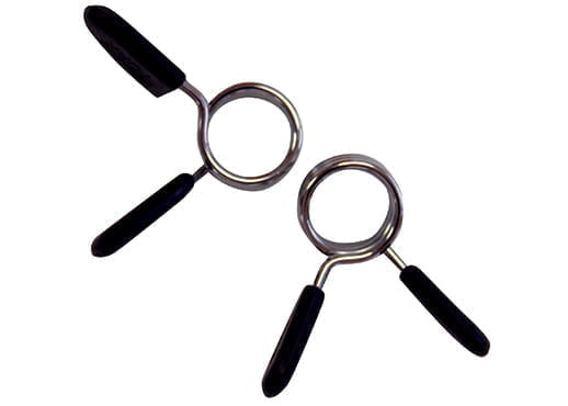 YORK® 1" Spring Collars w/ Rubber Grips (pair)