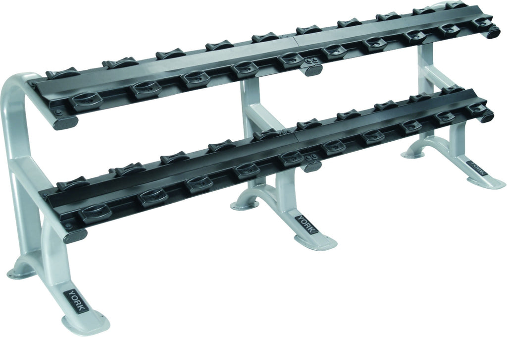 York Storage Rack YORK® ETS Saddle Rack for Pro Style Dumbbells – York Barbell Canada