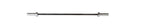 YORK 5' International Black Oxide Bar -full
