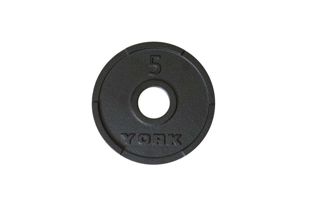 YORK® 2" G-2 Cast Iron Olympic Weight Plate