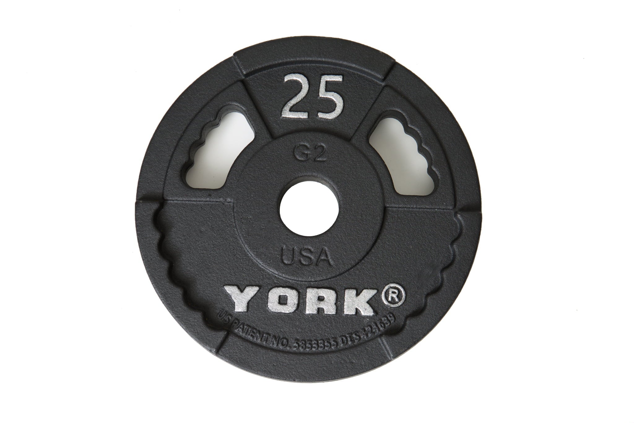 YORK® 2" G-2 Cast Iron Olympic Weight Plate