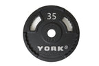 YORK® 2" G-2 Cast Iron Olympic Weight Plate