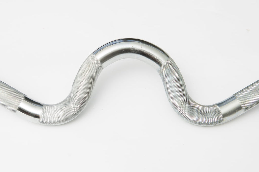 YORK® Chrome Spin-Lock Super Curl Bar w/ Spin-Lock Collars