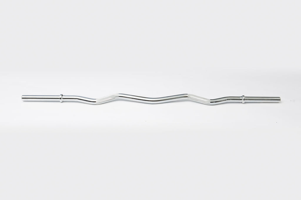 YORK® Chrome Curl Bar w/ Fixed Inner Collars