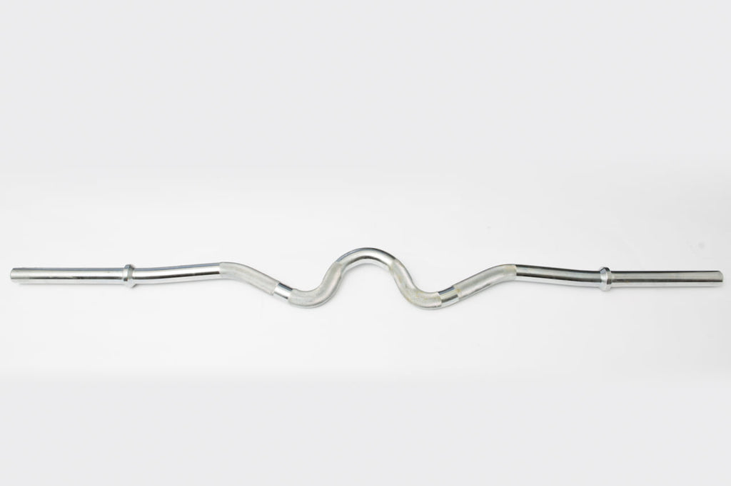 YORK® Chrome Super Curl Bar w/ Fixed Inner Collars