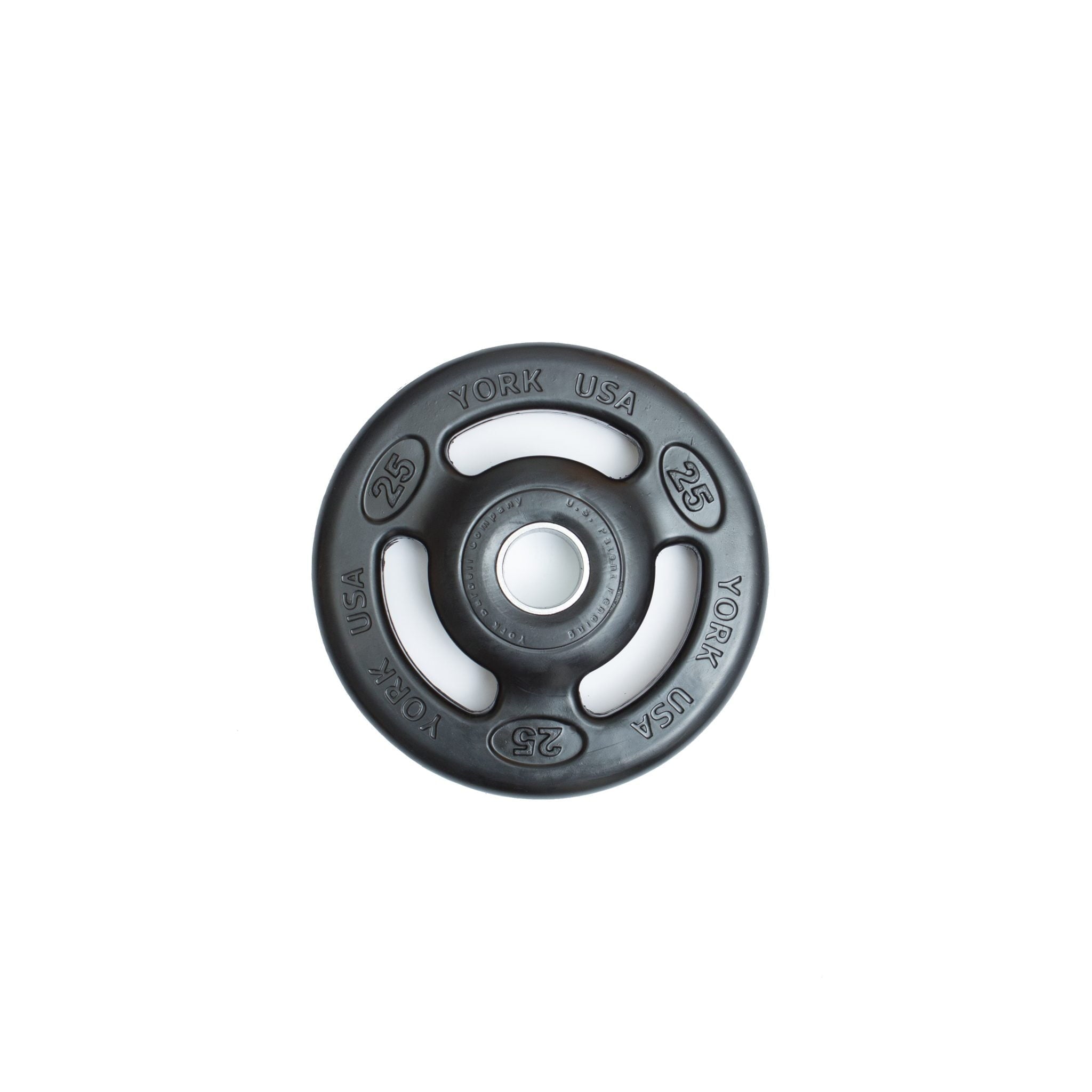 YORK® 2" Iso-Grip Rubber Encased Steel Olympic Plate