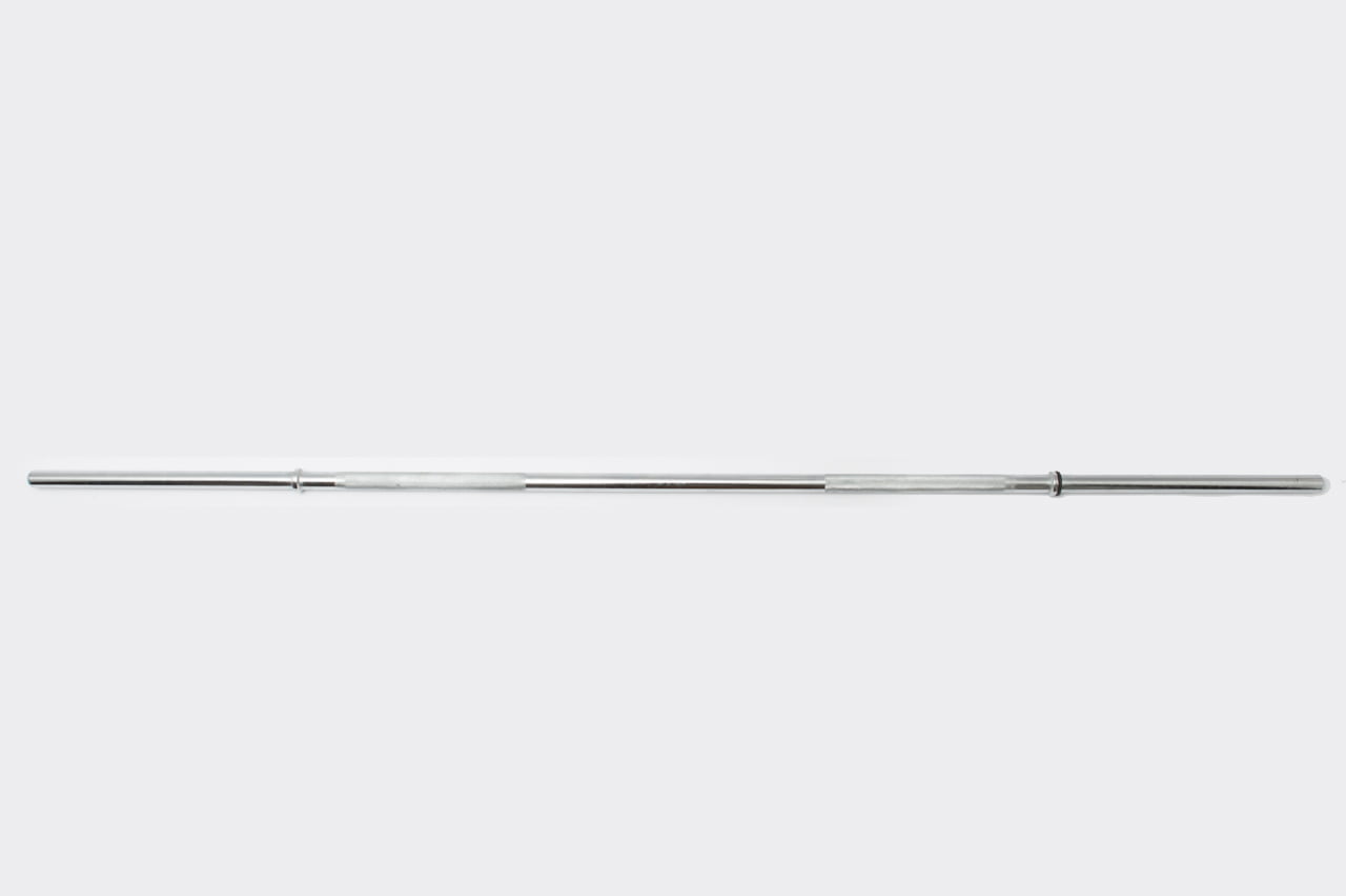 YORK® Chrome Deluxe Weight Bar w/ Fixed Inner Collars