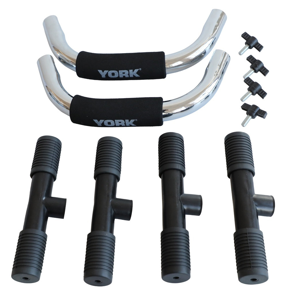 YORK® Chrome Push Up Bars