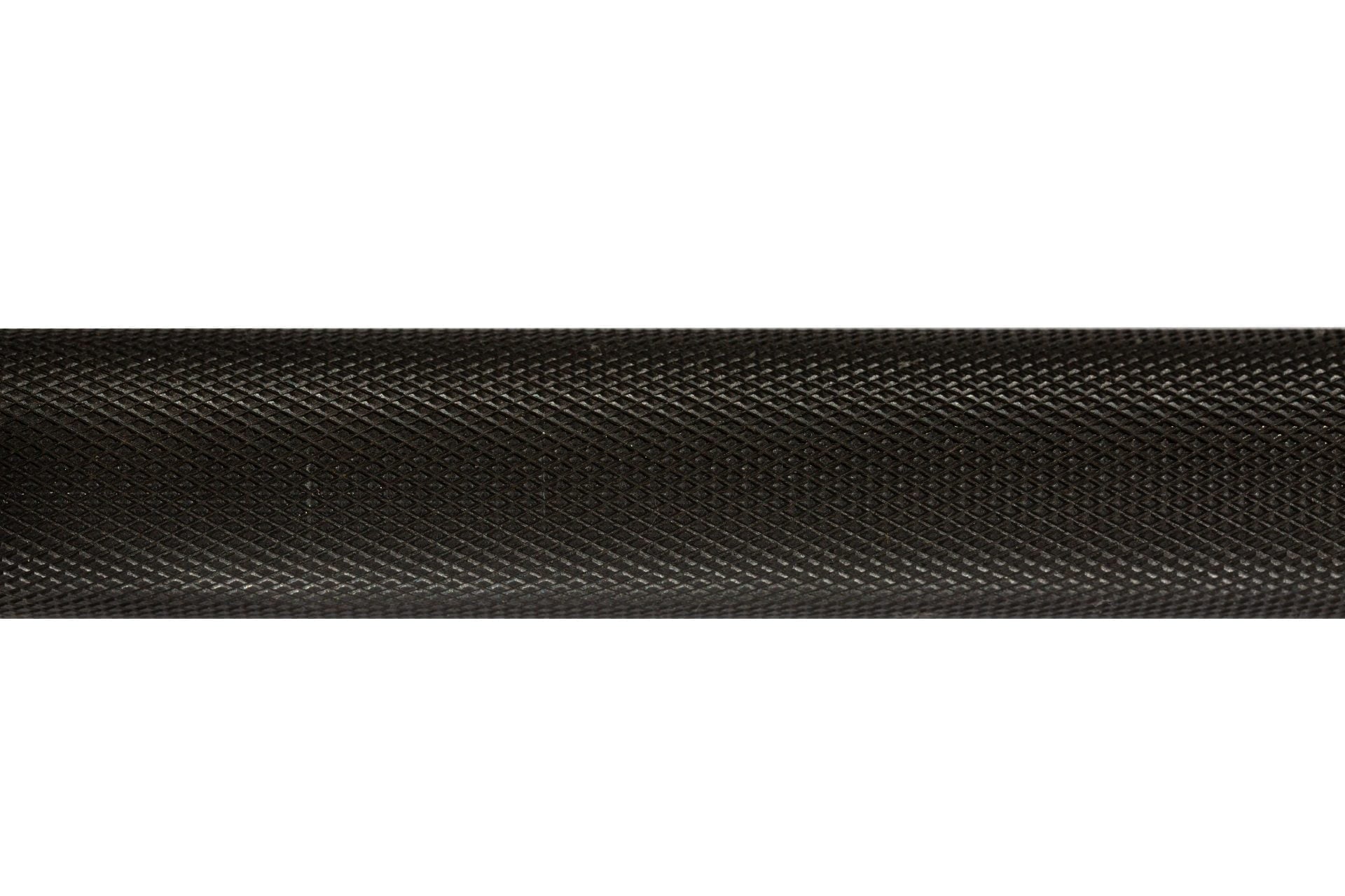 YORK 6' International Black Oxide Bar - Knurl marks