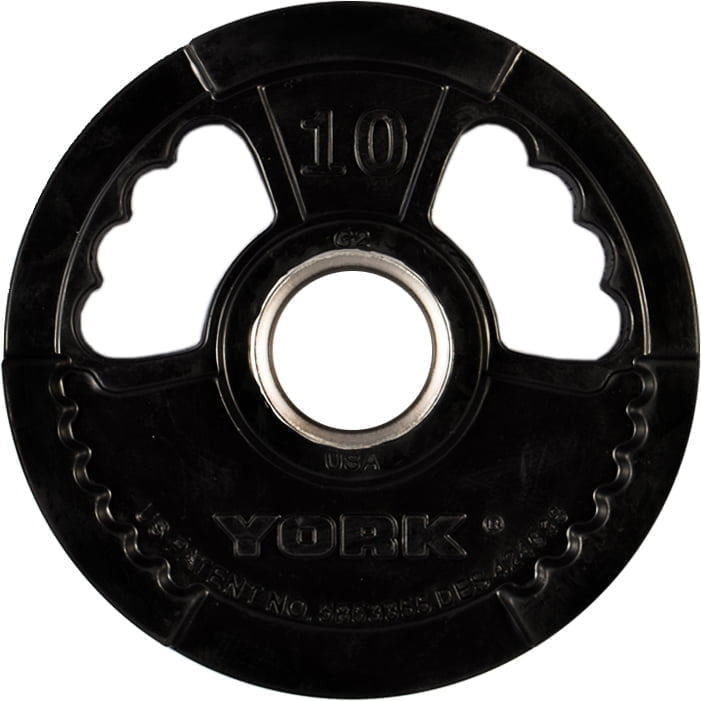 YORK® 2" G-2 Rubber Olympic Weight Plate