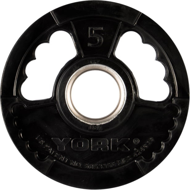 YORK® 2" G-2 Rubber Olympic Weight Plate