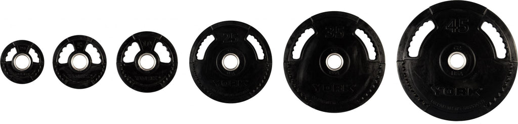 YORK® 2" G-2 Rubber Olympic Weight Plate