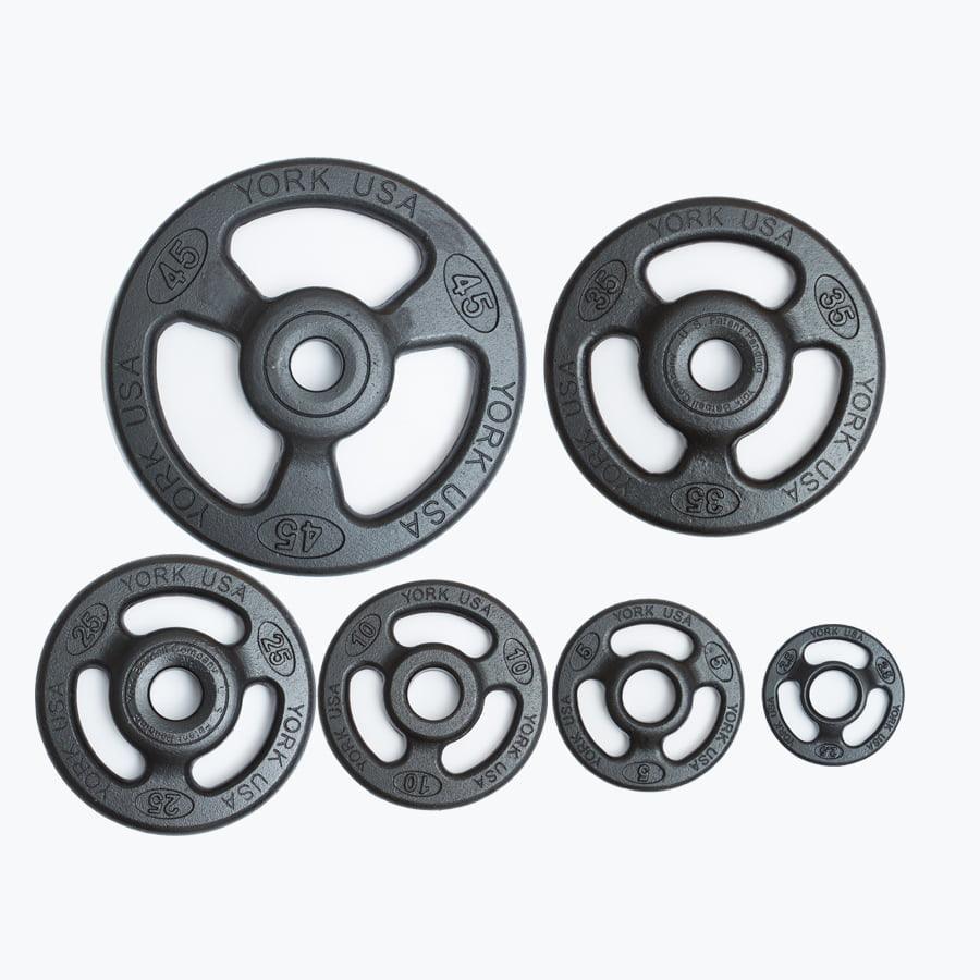 YORK® 2" Iso-Grip Steel Olympic Plate