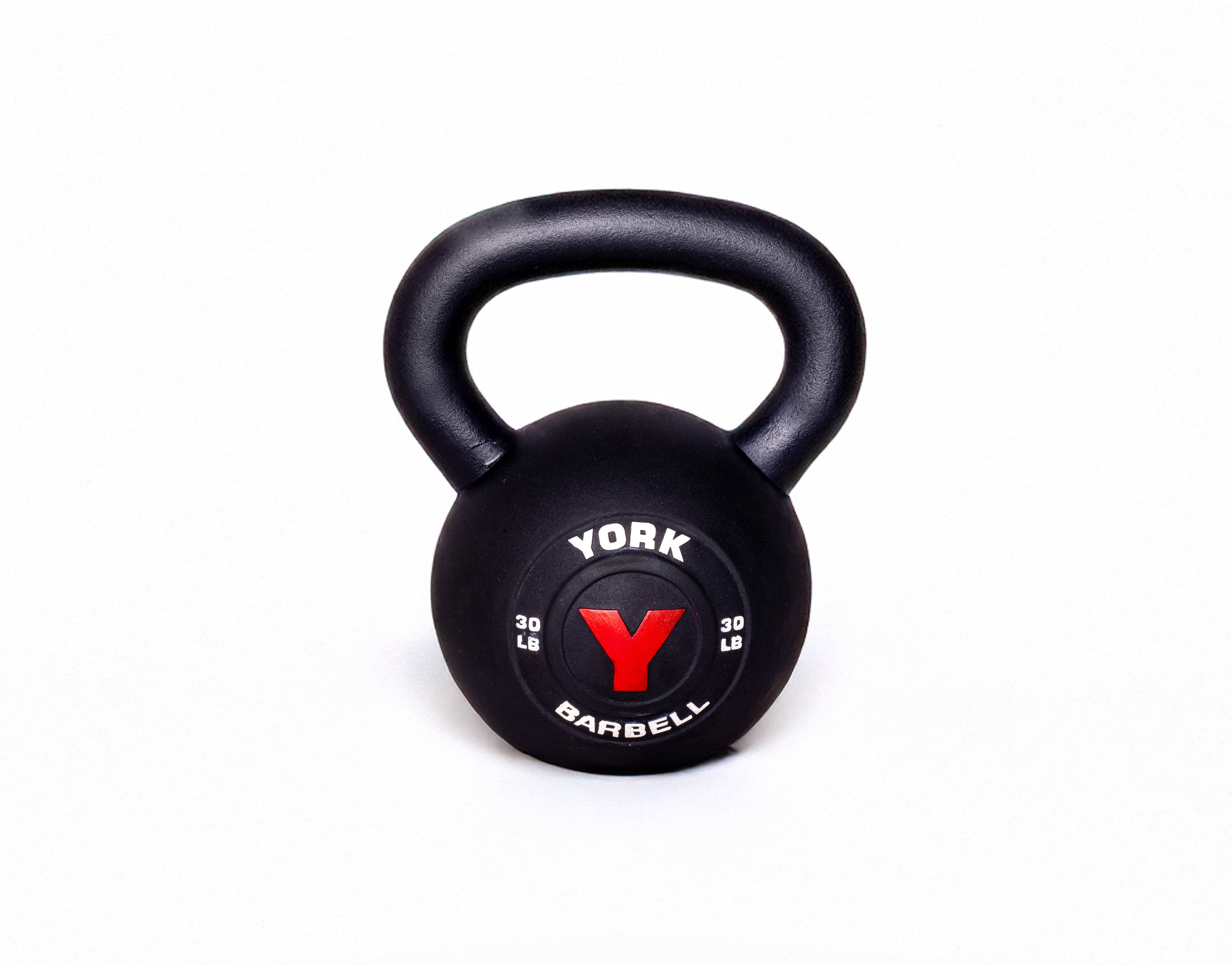 YORK® Rubber Coated Cast-Iron Kettlebells