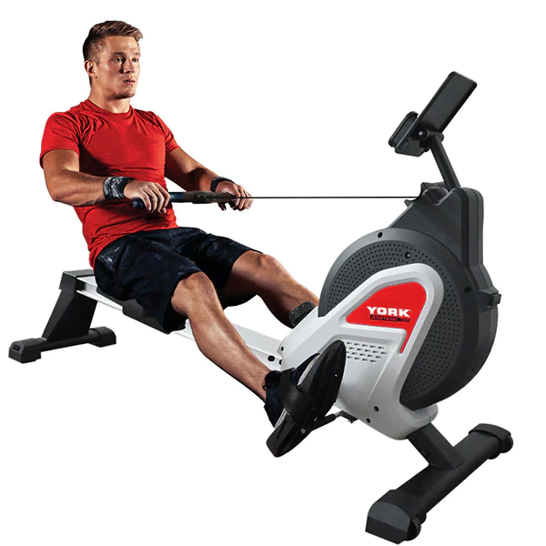 YORK Aspire 110 Rower with a man rowing