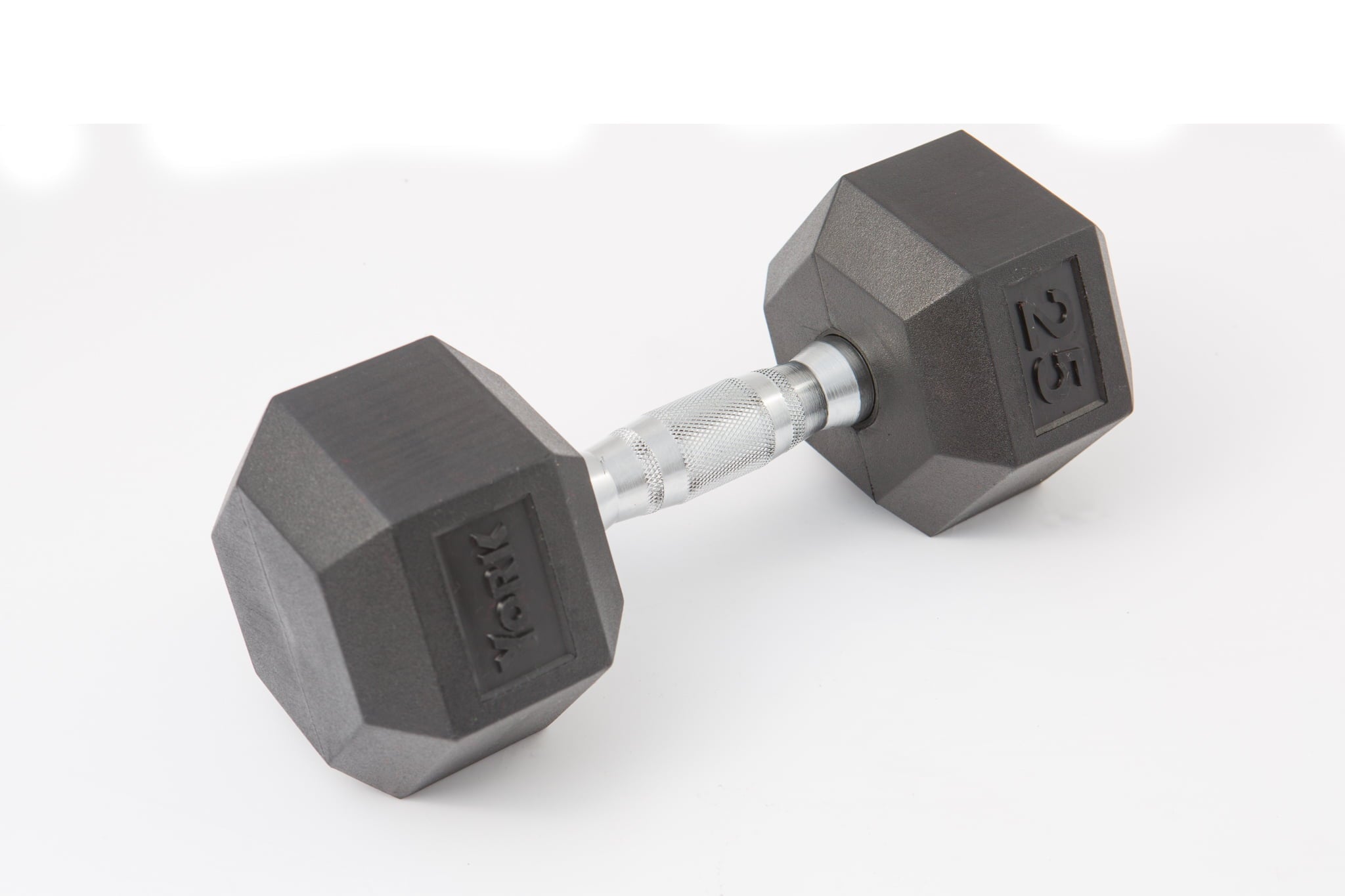 YORK® Rubber Hex Dumbbells