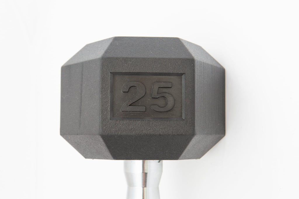 YORK® Rubber Hex Dumbbells