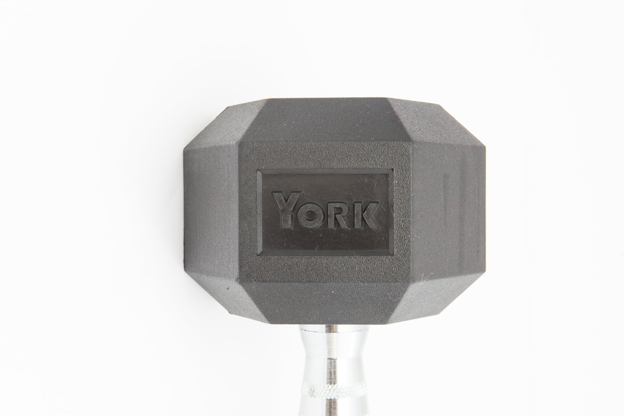 YORK® Rubber Hex Dumbbells