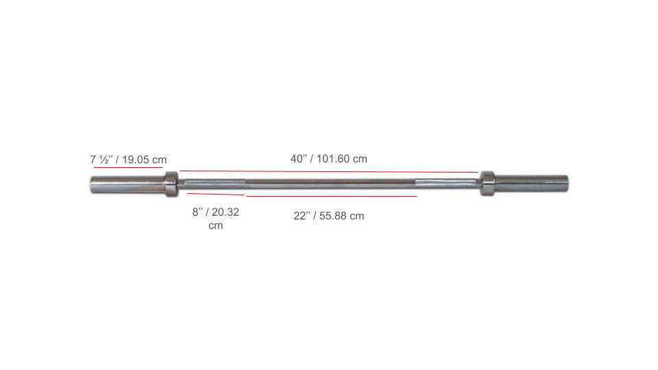 YORK 5ft Olympic Chrome Bar