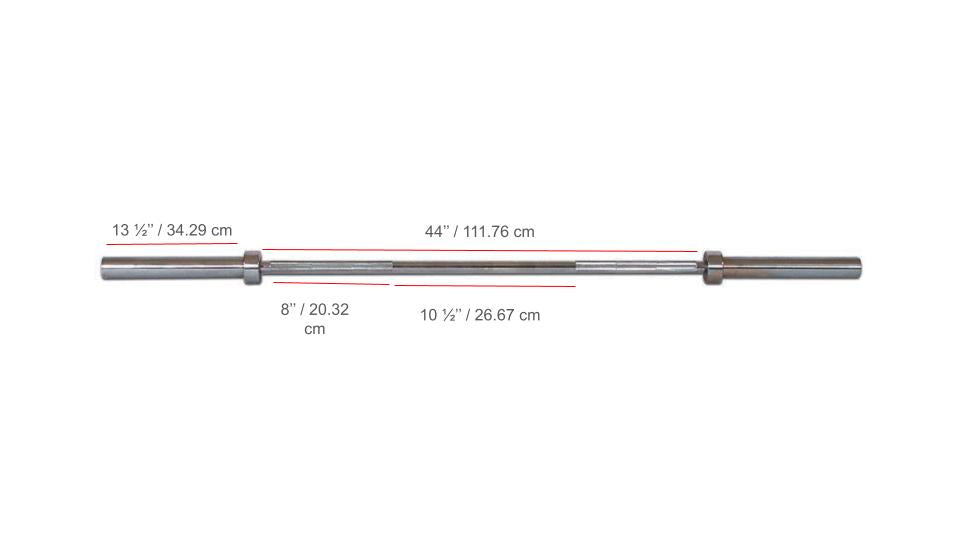 York® 6Ft Olympic Chrome Bar